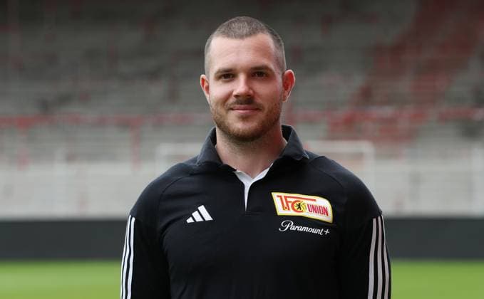 Robert Kemna physiotherapist 1 FC Union Berlin FCU 1 BL Bundesliga portrait appointment season 2023 2024 squad, portrait, introduction, presentation, press appointment, GER 09 08 23
