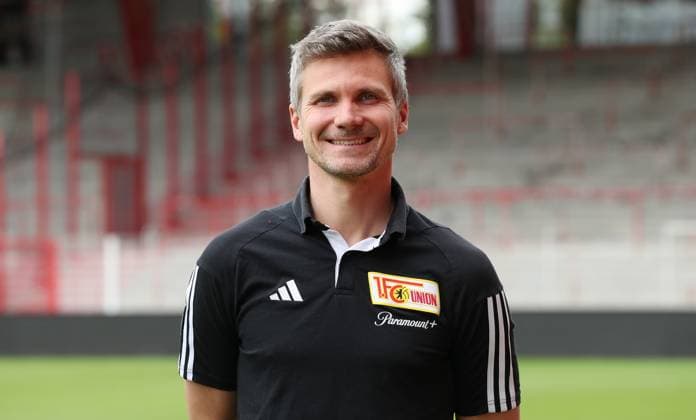 Michael Parensen management 1 FC Union Berlin FCU 1 BL Bundesliga portrait appointment season 2023 2024 squad, portrait, introduction, presentation, press appointment, GER 09 08 23