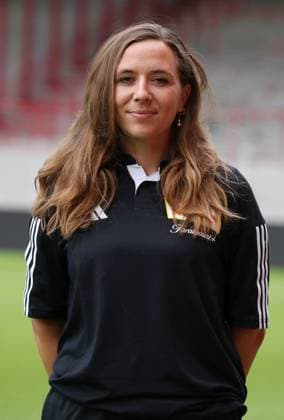 Anna Wiesner assistant management 1 FC Union Berlin FCU 1 BL Bundesliga portrait appointment season 2023 2024 squad, portrait, introduction, presentation, press appointment, GER 09 08 23