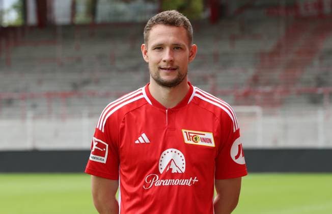 Paul Jaeckel 1 FC Union Berlin FCU 1 BL Bundesliga portrait appointment season 2023 2024 squad, portrait, introduction, presentation, press appointment, GER 09 08 23