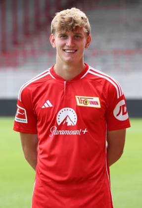 Aljoscha Kemlein 1 FC Union Berlin FCU 1 BL Bundesliga portrait appointment season 2023 2024 squad, portrait, introduction, presentation, press appointment, GER 09 08 23