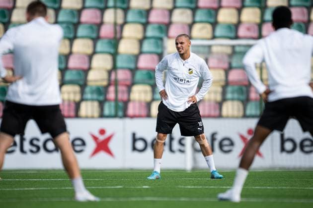 230809 Ali Youssef during a training session with Häcken on August 9, 2023 in Vilnius Photo Emma Wallskog BILDBYRAN COP 320 EW0234 fotboll football soccer fotball uefa europa league träning practice training häcken bbeng  Copyright: EMMAxWALLSKOG BB230809EW036