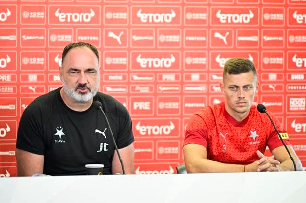 Football, EL Qualification, Slavia Prague, Press conference