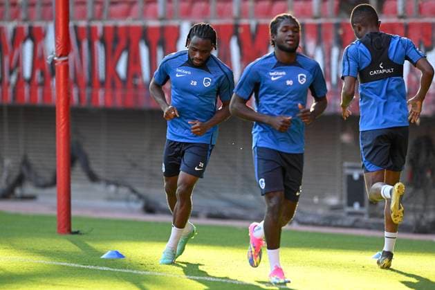 Olympiacos v KRC Genk - UEFA Europa League Qualifying ATHENS, GREECE - AUGUST 09 : Paintsil Joseph forward of KRC Genk during a training session prior to the 1st leg match of the UEFA Europa League season 2023 - 2024 third qualifying round between Olympiacos and KRC Genk on August 9, 2023 in Athens, Greece, 09 08 2023 Athens Greece  Copyright: xDhax