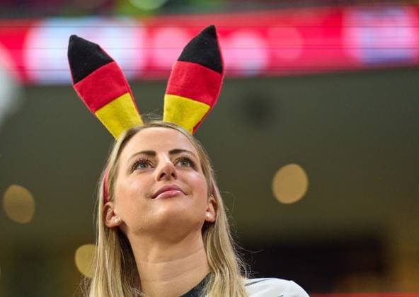 DFB fan in the group E match COSTA RICA - GERMANY 2-4 FIFA World Cup, WM, Weltmeisterschaft, Fussball 2022 QATAR Season 2022 2023, Dec 1, 2022 in Al Bayt Stadium in Doha, Qatar.