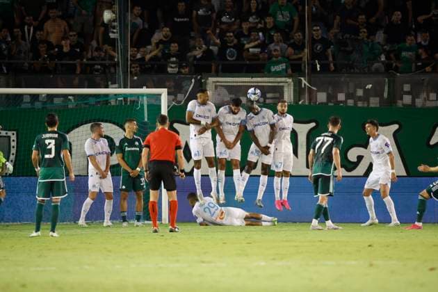 Football, CL Qualifiers, Panathinaikos Athens - Olimpique Marseille