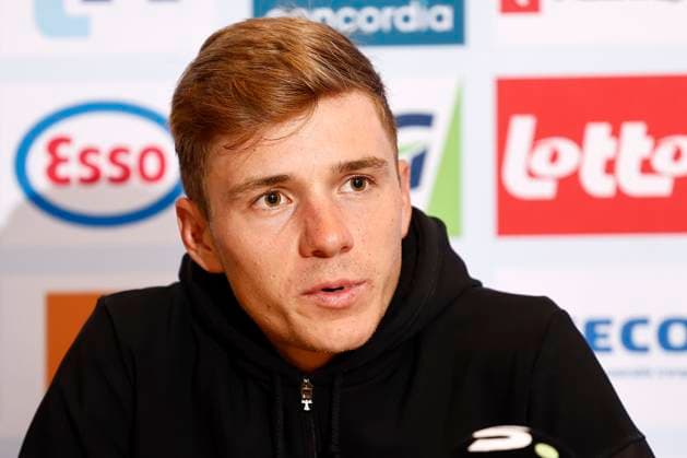 2023 UCI World Championships Cycling Glasgow - media activities GLASGOW, UNITED KINGDOM - AUGUST 09 : Evenepoel Remco (BEL) men Road cycling, Rad, Radsport, Strasse time-trial and Van Aert Wout (BEL) men road cycling time-trial pictured during a press conference, PK, Pressekonferenz at the 2023 UCI World Championships Cycling Glasgow on August 9, 2023 in Glasgow, United Kingdom, 9 08 2023 Glasgow United Kingdom  Copyright: xJanxDexMeuleneirx
