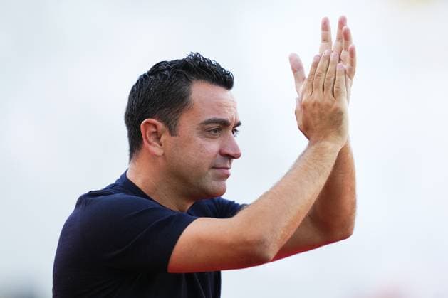 ESP: FC Barcelona, Barca Tottenham Hotspur. Pre-seadon friendly match. Joan Gamper Trophy FC Barcelona head coach Xavi Hernandez during the Pre-season friendly, Joan Gamper Trophy match between FC Barcelona and Tottenham Hotspur played at Luis Companys Stadium on August 8, 2023 in Barcelona, Spain. kpng Copyright: xSergioxRuizx xPRESSINPHOTOx PS_230808_1238