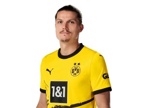 Marcel Sabitzer; Borussia Dortmund; 1.BL, Porträttermin 2023 2024 Foto: BVB Alexandre Simoes via TEAM2sportphoto Offizieller Portraetfoto Termin Borussia Dortmund 2023 Team2