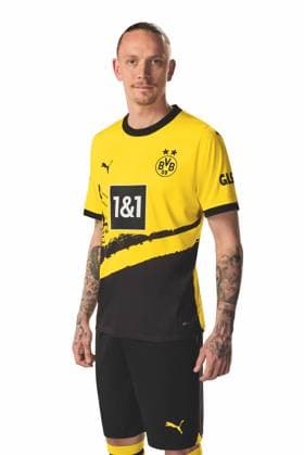 Marius Wolf; Borussia Dortmund; 1.BL, Porträttermin 2023 2024 Foto: BVB Alexandre Simoes via TEAM2sportphoto Offizieller Portraetfoto Termin Borussia Dortmund 2023 Team2