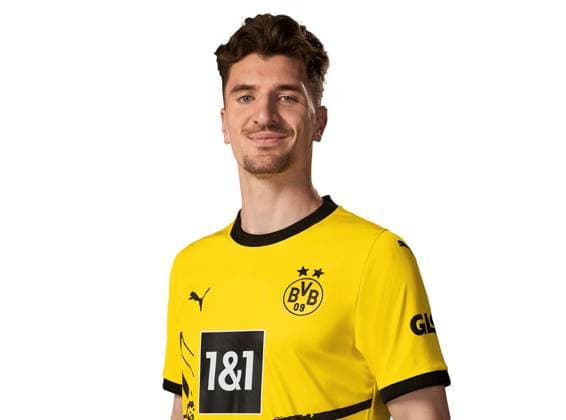 Thomas Meunier; Borussia Dortmund; 1.BL, Porträttermin 2023 2024 Foto: BVB Alexandre Simoes via TEAM2sportphoto Offizieller Portraetfoto Termin Borussia Dortmund 2023 Team2