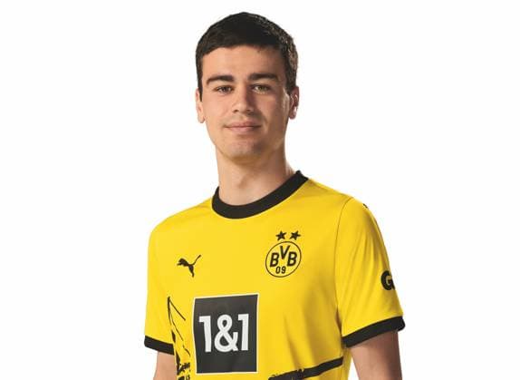 Giovanni Reyna; Borussia Dortmund; 1.BL, Porträttermin 2023 2024 Foto: BVB Alexandre Simoes via TEAM2sportphoto Offizieller Portraetfoto Termin Borussia Dortmund 2023 Team2