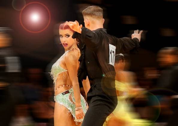 Bilder des Jahres 2023, Sport 08 August Sport Themen der Woche KW32 Sport Bilder des Tages 10,08,2023, Deutschland, Stuttgart, Tanzen GOC German Open Championships, Latin Rising Stars, Vlad-Alexandru Visan Nicole Sokolow *** 10,08,2023, Germany, Stuttgart, Dancing GOC German Open Championships, Latin Rising Stars, Vlad Alexandru Visan Nicole Sokolow