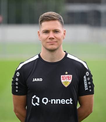 FUSSBALL 1 BUNDESLIGA SAISON 2023 2024 09 08 2023 Photo opportunity at VfB Stuttgart on the training ground Match analyst Jan Schimpchen