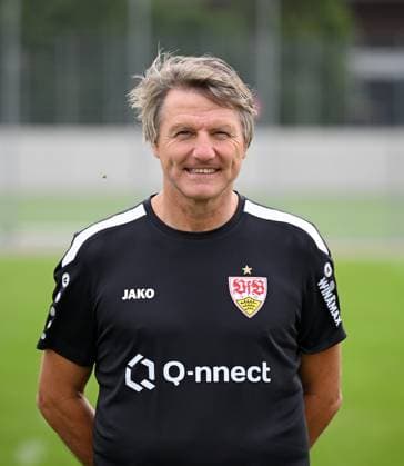 FUSSBALL 1 BUNDESLIGA SAISON 2023 2024 09 08 2023 Photo opportunity at VfB Stuttgart on the training ground Team manager Peter Reichert