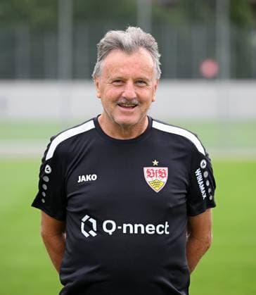 FUSSBALL 1 BUNDESLIGA SAISON 2023 2024 09 08 2023 photo opportunity at VfB Stuttgart on the training ground physiotherapist Gerhard Woern