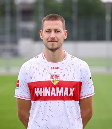 FUSSBALL 1 BUNDESLIGA SAISON 2023 2024 09 08 2023 photo opportunity at VfB Stuttgart on the training ground Waldemar Anton