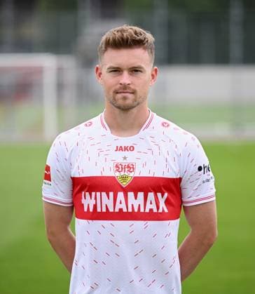 FUSSBALL 1 BUNDESLIGA SAISON 2023 2024 09 08 2023 photo opportunity at VfB Stuttgart on the training ground Maximilian Mittelstaedt