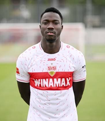 FUSSBALL 1 BUNDESLIGA SAISON 2023 2024 09 08 2023 photo opportunity at VfB Stuttgart on the training ground Silas Mvumpa Katompa