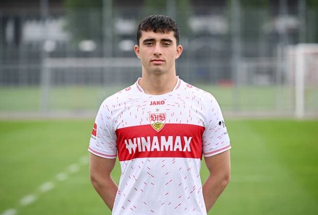 FUSSBALL 1 BUNDESLIGA SAISON 2023 2024 09 08 2023 Photo opportunity at VfB Stuttgart on the training ground Thomas Kastanaras
