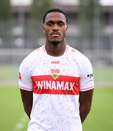 FUSSBALL 1 BUNDESLIGA SAISON 2023 2024 09 08 2023 photo opportunity at VfB Stuttgart on the training ground Dan Axel Zagadou