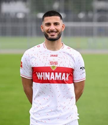 FOOTBALL 1 BUNDESLIGA SEASON 2023 2024 09 08 2023 photo opportunity at VfB Stuttgart on the training ground Deniz Undav