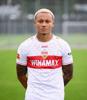 FUSSBALL 1 BUNDESLIGA SAISON 2023 2024 09 08 2023 photo opportunity at VfB Stuttgart on the training ground Roberto Massimo