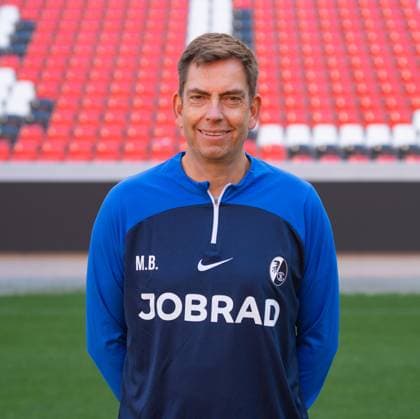 Markus Behrens SC Freiburg, Physiotherapist 1 Bundesliga, SC Freiburg, Portraettermin 2023 2024, 10 08 2023, DFL REGULATES PROHIBIT ANY USE OF PHOTOGRAPHS AS IMAGE SEQUENCES AND OR QUASI VIDEO GER, Football, Men, 1 Bundesliga, Season 2023 2024, SC Freiburg, Portraettermin 2023 2024, 10 08 2023, Freiburg im Breisgau Copyright: xEibner-Pressefoto SilasxSchuellex EP_EER