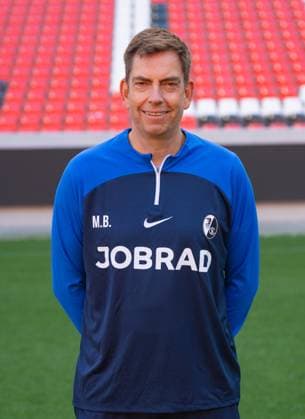 Markus Behrens SC Freiburg, Physiotherapist 1 Bundesliga, SC Freiburg, Portraettermin 2023 2024, 10 08 2023, DFL REGULATES PROHIBIT ANY USE OF PHOTOGRAPHS AS IMAGE SEQUENCES AND OR QUASI VIDEO GER, Football, Men, 1 Bundesliga, Season 2023 2024, SC Freiburg, Portraettermin 2023 2024, 10 08 2023, Freiburg im Breisgau Copyright: xEibner-Pressefoto SilasxSchuellex EP_EER