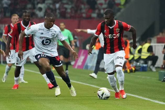 FOOTBALL : OGC Nice vs Lille - Ligue 1 Uber Eats - Nice - 11 08 2023 NorbertScanella Panoramic 