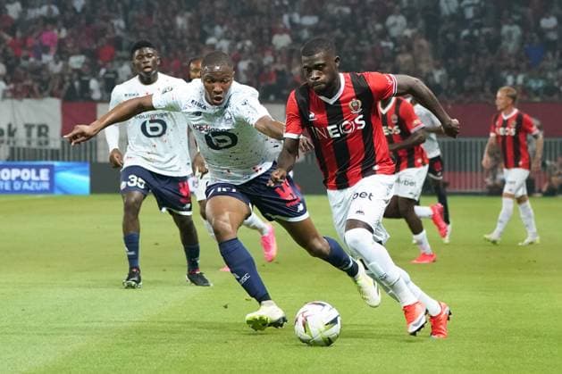 FOOTBALL : OGC Nice vs Lille - Ligue 1 Uber Eats - Nice - 11 08 2023 NorbertScanella Panoramic 