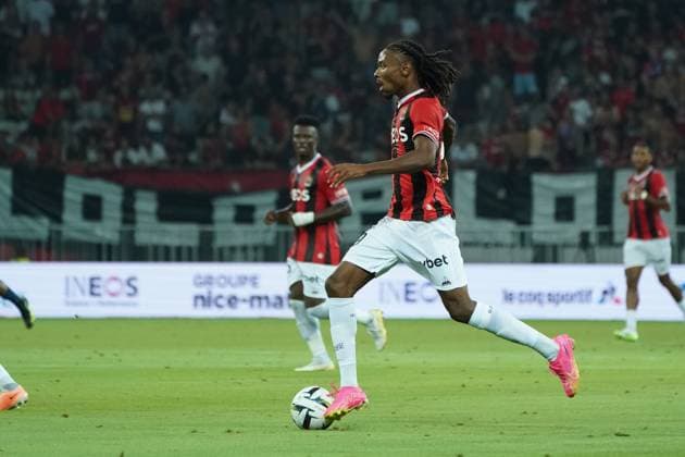 Khephren Thuram (OGC Nice) FOOTBALL : OGC Nice vs Lille - Ligue 1 Uber Eats - Nice - 11 08 2023 NorbertScanella Panoramic 