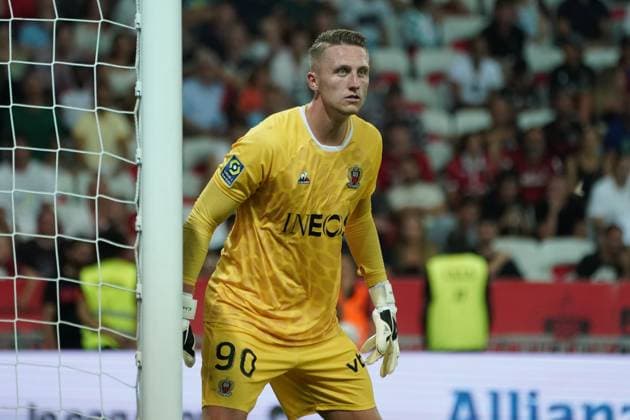 Marcin Bulka (OGC Nice) FOOTBALL : OGC Nice vs Lille - Ligue 1 Uber Eats - Nice - 11 08 2023 NorbertScanella Panoramic 