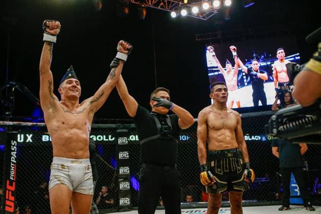 Sport Themen der Woche KW32 Sport Bilder des Tages August 12, 2023, Monterrey, Mexico: August 11, 2023; Monterrey, Nuevo LeoÂ³n, Mexico; Alejandro Cerquera vs Isaac Samayoa fighting during the LUX Fight League 035 in the Showcenter. Mandatory Credit: Toby Tande PXImages Monterrey Mexico - ZUMAp175 20230812_zsa_p175_006 Copyright: xTorbjornxTandex
