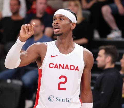 Shai Gilgeous Alexander CAN Basketball, Men, Supercup, DBB, Edel Optics Arena, Canada vs. New Zealand