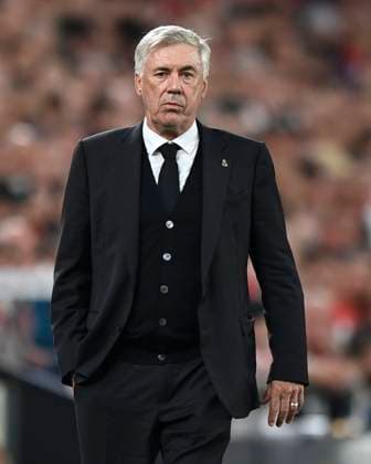 ESP: Athletic Club-Real Madrid La Liga EA Sports. Date 1 Real Madrid CF head coach Carlo Ancelotti during the La Liga match between Athletic Club v Real Madrid played at San Mames Stadium on August 12 in Bilbao, Spain. kpng Copyright: xCesarxOrtizx xPRESSINPHOTOx PS_230812_131