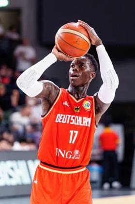 Free Throw Dennis Schroeder Germany, 17 Germany vs China, basketball, DBB Supercup, game 2, 12 08 2023 Germany vs China, basketball, DBB Supercup, game 2, 12 08 2023 Hamburg, Germany Copyright: xEibner-Pressefoto MarcelxvonxFehrnx EP_MFN