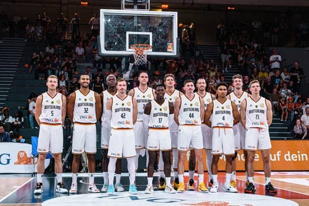 Team photo Team photo Germany Germany vs Canada, Basketball, DBB Supercup, Final, 13 08 2023 Germany vs Canada, Basketball, DBB Supercup, Final, 13 08 2023 Hamburg Copyright: xEibner-Pressefoto MarcelxvonxFehrnx EP_MFN
