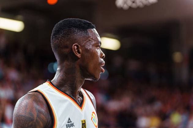 Dennis Schroeder Germany, 17 Germany vs Canada, basketball, DBB Supercup, final, 13 08 2023 Germany vs Canada, basketball, DBB Supercup, final, 13 08 2023 Hamburg, Germany Copyright: xEibner-Pressefoto MarcelxvonxFehrnx EP_MFN