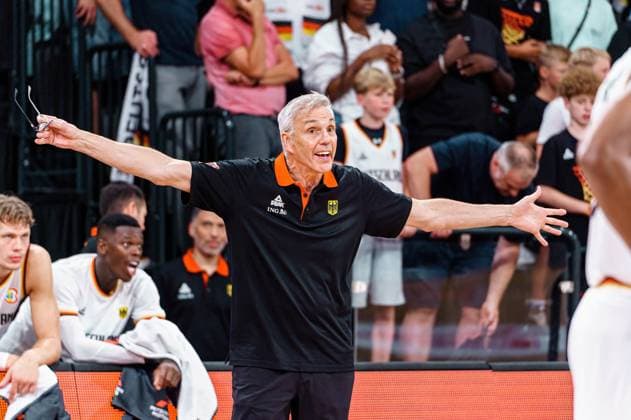 Gordon Herbert Germany, Headcoach Germany vs Canada, Basketball, DBB Supercup, Final, 13 08 2023 Germany vs Canada, Basketball, DBB Supercup, Final, 13 08 2023 Hamburg Copyright: xEibner-Pressefoto MarcelxvonxFehrnx EP_MFN