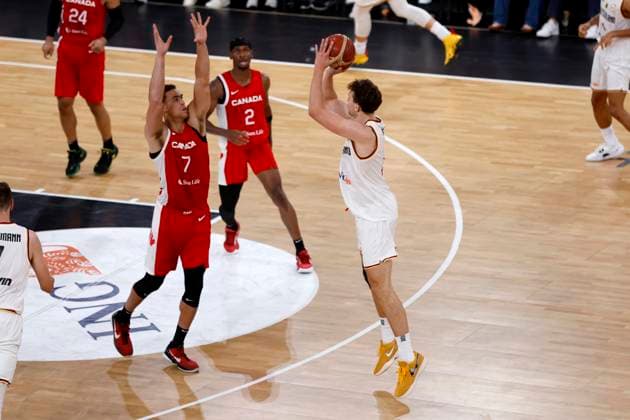 13 08 2023, German Basketball Federation, Supercup 2023, Hamburg, edel optics de Arena, final, Germany Canada, Franz Wagner GER, No9 Hamburg edel optics de Arena Hamburg Germany