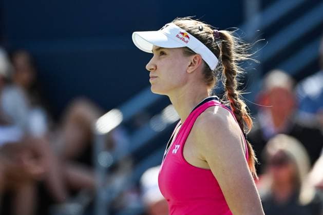 MONTREAL, QC - AUGUST 13: Look on Elena Rybakina (KAZ) during semi final at WTA, Tennis Damen National Bank Open on August 13, 2023 at IGA Stadium in Montreal, QC (Photo by Icon Sportswire) TENNIS: AUG 13 National Bank Open EDITORIAL USE ONLY Icon230813027