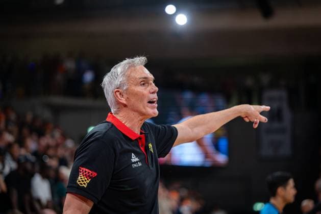 Basketball Hamburg 13 08 2023 DBB national men team international match test match Supercup Germany GER Canada CAN Gordon Herbert Germany, national coach
