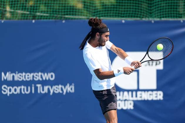 KOZERKI 14.08.2023 TURNIEJ ATP, Tennis Herren 100 LOTTO KOZERKI OPEN --- TENNIS ATP CHALLENGER TOUR 100 ADRIA SORIANO BARRERA FOT. PIOTR KUCZA FOTOPYK NEWSPIX.PL --- Newspix.pl  230814PYK0054