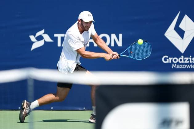 KOZERKI 14.08.2023 TURNIEJ ATP, Tennis Herren 100 LOTTO KOZERKI OPEN --- TENNIS ATP CHALLENGER TOUR 100 MARK WHITEHOUSE FOT. PIOTR KUCZA FOTOPYK NEWSPIX.PL --- Newspix.pl  230814PYK0058