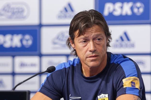 Football, CL Qualification, AEK Athens, Press conference
