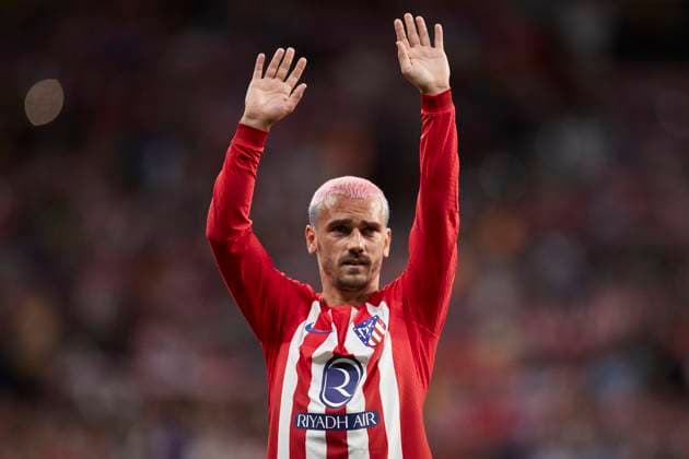 Atletico de Madrid v Granada CF - LaLiga EA Sports Antoine Griezmann of Atletico de Madrid reacts prior the LaLiga EA Sports match between Atletico de Madrid and Granada CF at Civitas Metropolitano on August 14, 2023, in Madrid, Spain. Madrid Civitas Metropolitano Madrid Spain RL_ATMvGRA_027 Copyright: xRicardoxLarreinax