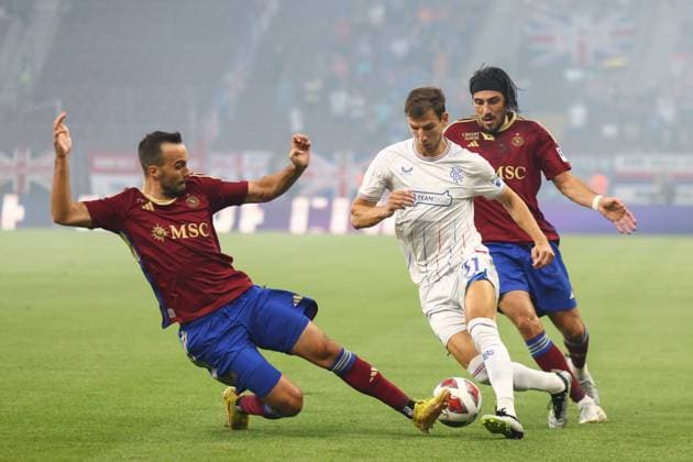 Football, CL Qualifiers, Servette Geneva - Glasgow Rangers