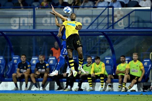 Football, CL Qualifiers, Dinamo Zagreb - AEL Athens