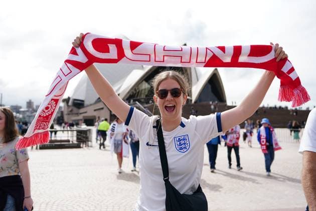 FIFA Womens World Cup 2023, Semi-Final, Australia - England, Fans before the match